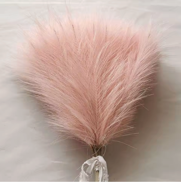 Large Artificial Pampas Grass (20/40 Pack) | Faux Reed Stems for Minimalist Home Decor & Wedding Floral Arrangements | Silk Boho Dried Flower Alternative