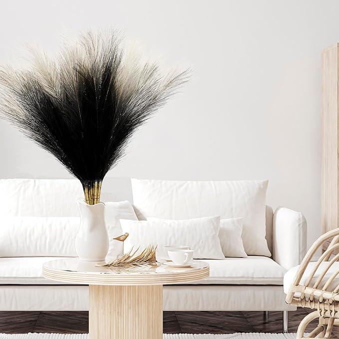 Feather feel Artificial Pampass Grass - Gradient 3ft,21inch for pet friendly home decoration