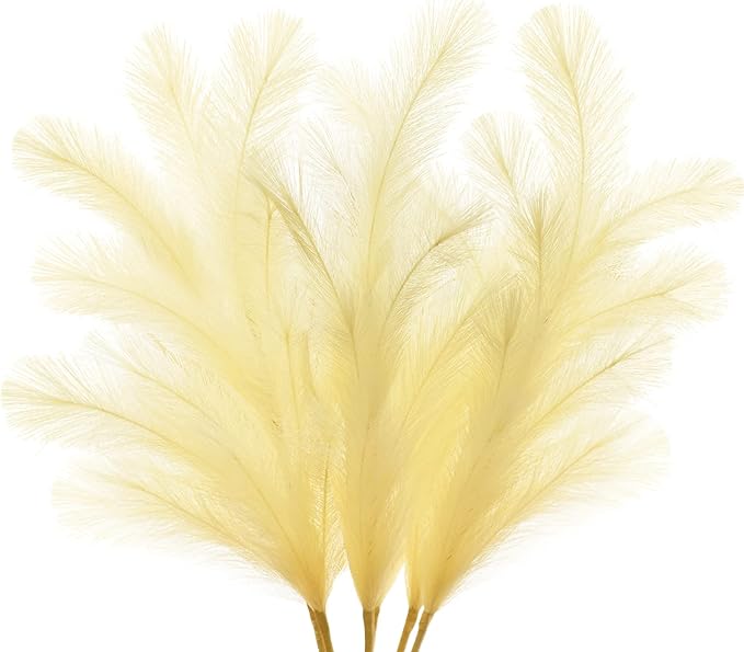 Feather feel Artificial Pampass Grass - Gradient 3ft,21inch for pet friendly home decoration