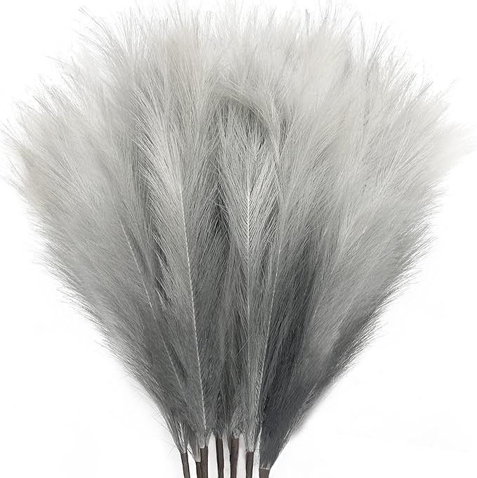 Feather feel Artificial Pampass Grass - Gradient 3ft,21inch for pet friendly home decoration