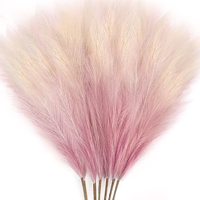Feather feel Artificial Pampass Grass - Gradient 3ft,21inch for pet friendly home decoration