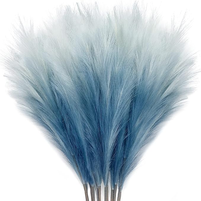 Feather feel Artificial Pampass Grass - Gradient 3ft,21inch for pet friendly home decoration