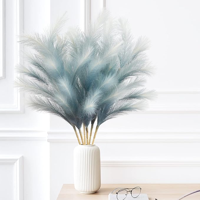 Feather feel Artificial Pampass Grass - Gradient 3ft,21inch for pet friendly home decoration