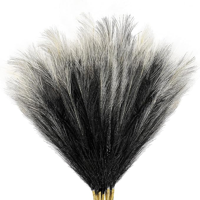 Feather feel Artificial Pampass Grass - Gradient 3ft,21inch for pet friendly home decoration